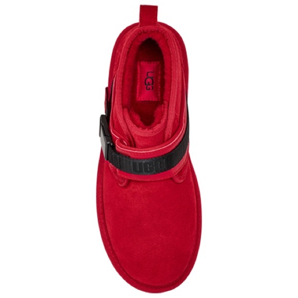 ?NWOT Men’s UGG Neumel Snapback Red Suede Leather, 11 main image 6